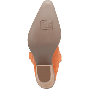 Thunder Road Orange Suede Lightning Bolt Leather Boots (DS)
