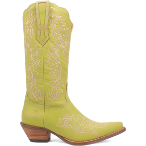 Flirty N' Fun Green Leather Boots (DS)