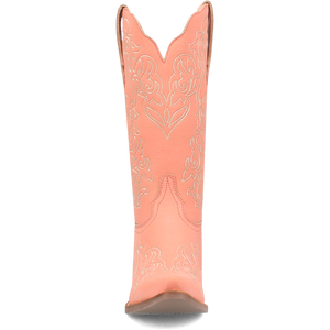 Flirty N' Fun Peach Leather Boots (DS)