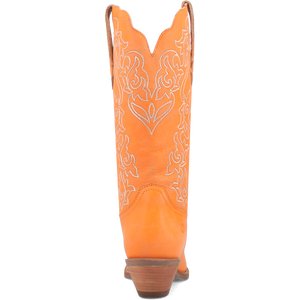 Flirty N' Fun Orange Leather Boots (DS)