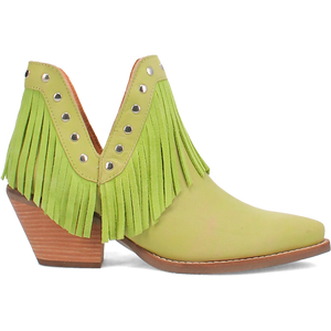 Fine N' Dandy Lime Leather Bootie (DS)