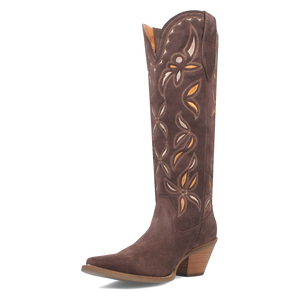 Bandelera Brown Suede Leather Embordered Boots (DS)