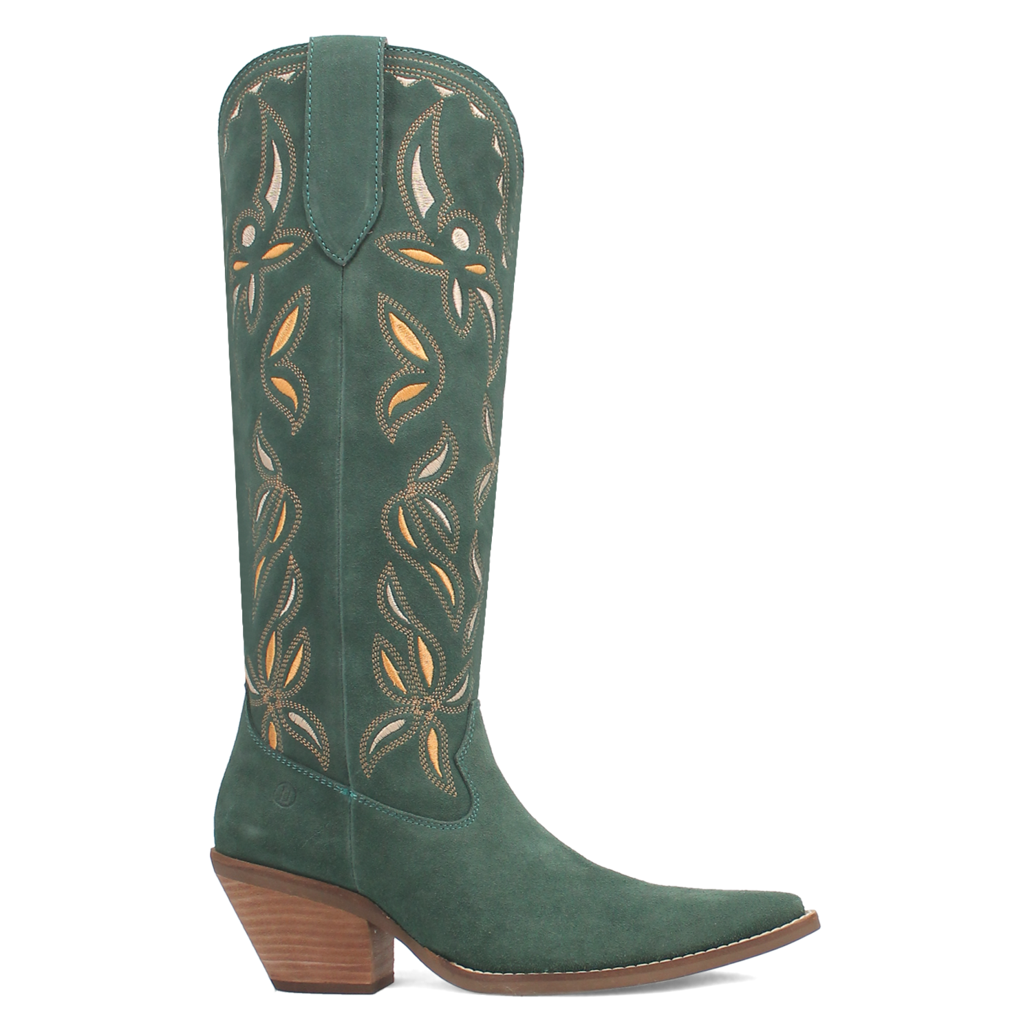 Bandelera Green Suede Leather Embordered Boots (DS)