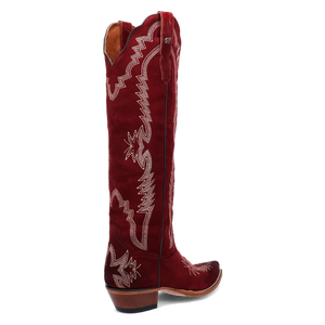 Marlowe Red Suede Leather Boots (DS)