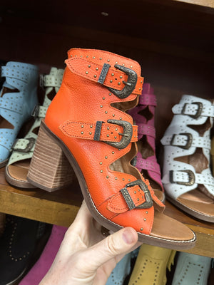 Ziggy Buckle Bootie Sandals - size 9.5 - SAMPLE SALE