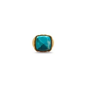 Erin Fader Turquoise Pyramid Ring