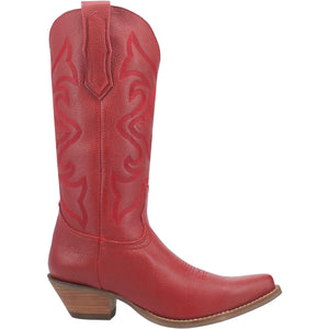 Homeward Bound Red Smooth Leather Boots (DS)
