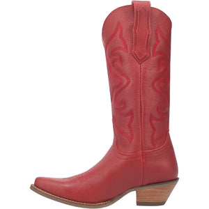 Homeward Bound Red Smooth Leather Boots (DS)