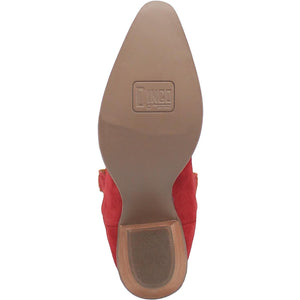 Homeward Bound Red Suede Boots (DS) - BACKORDER 6/20/24