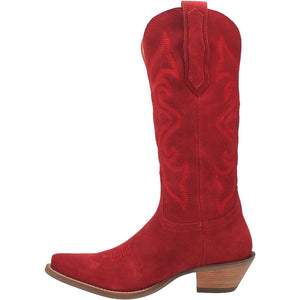 Homeward Bound Red Suede Boots (DS) - BACKORDER 6/20/24