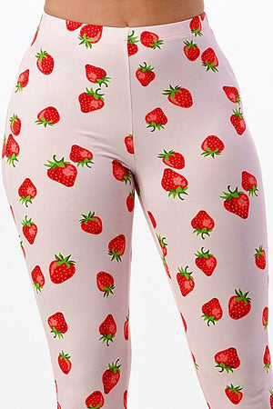 Strawberry Fields Forever Bell Bottom Flare Pants