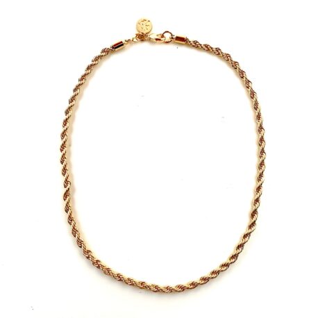 Twisted Gold Rope Chain