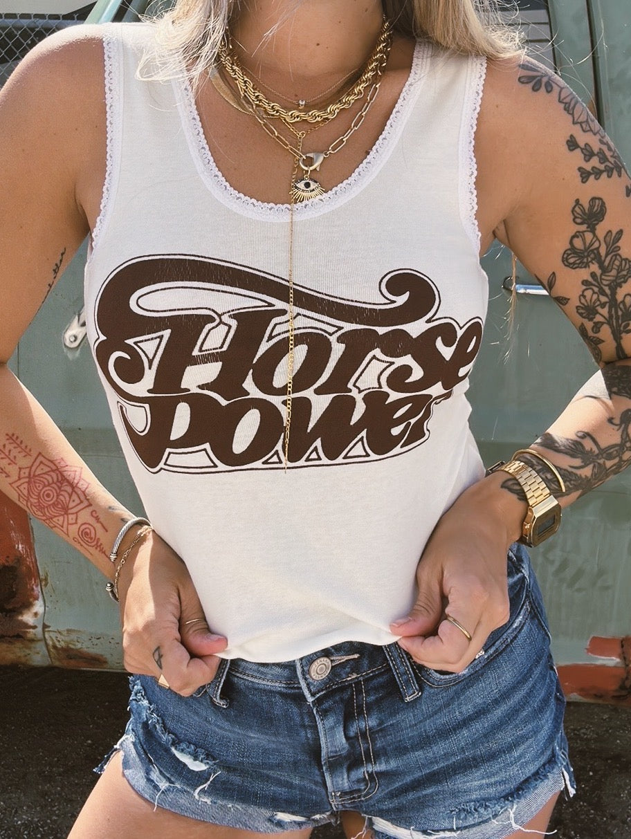 Horse Power Lace Tank