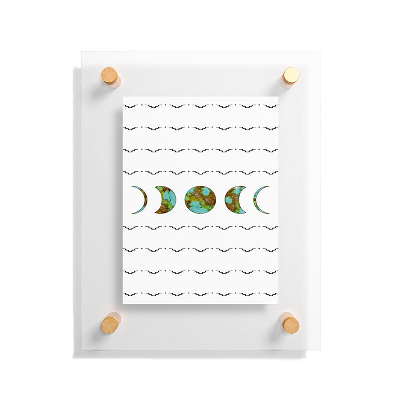 Aztec Moon Floating Acrylic Print (DS) DD