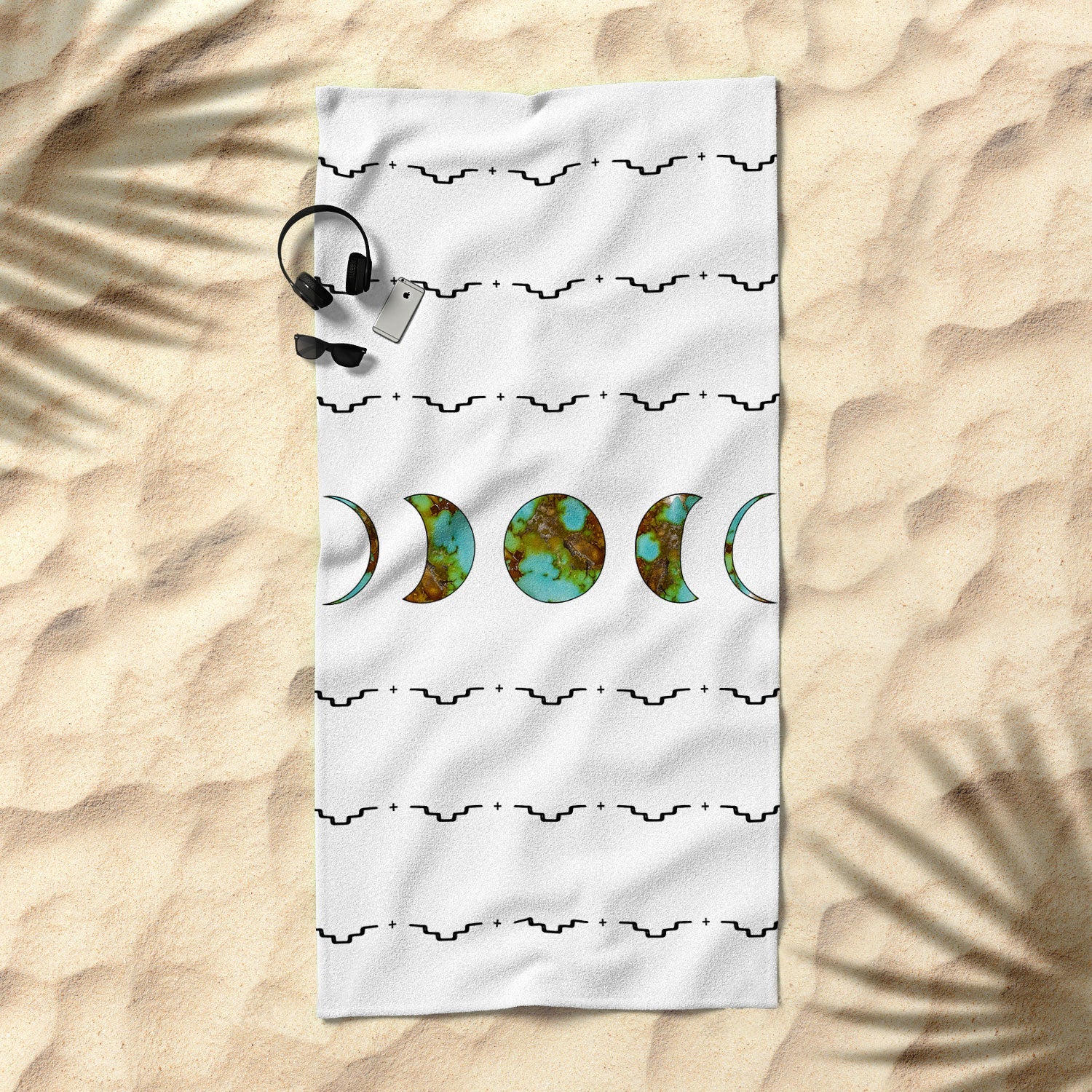 Aztec Moon Beach Towel (DS) DD