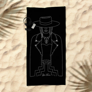 Lady Outlaw Beach Towel (DS) DD