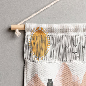 "Ole After the Rain" Woven Fringe Wall Hanging (DS)