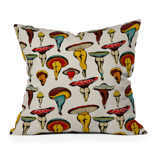"Ole Sexy Shrooms" Indoor / Outdoor Throw Pillows (DS)