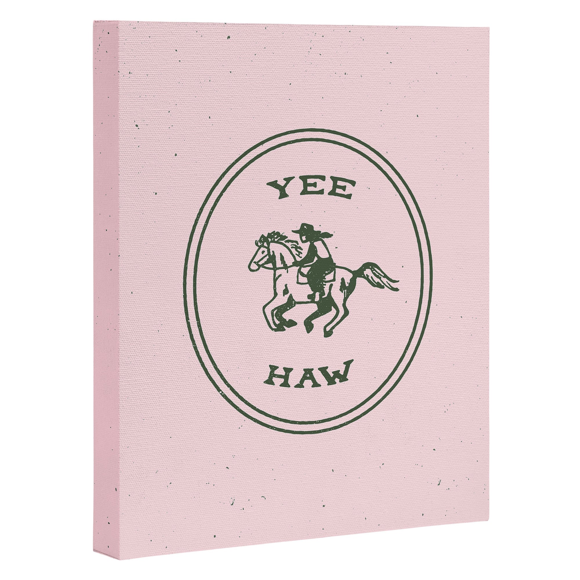 Yee Haw in Pink Art Canvas (DS) DD