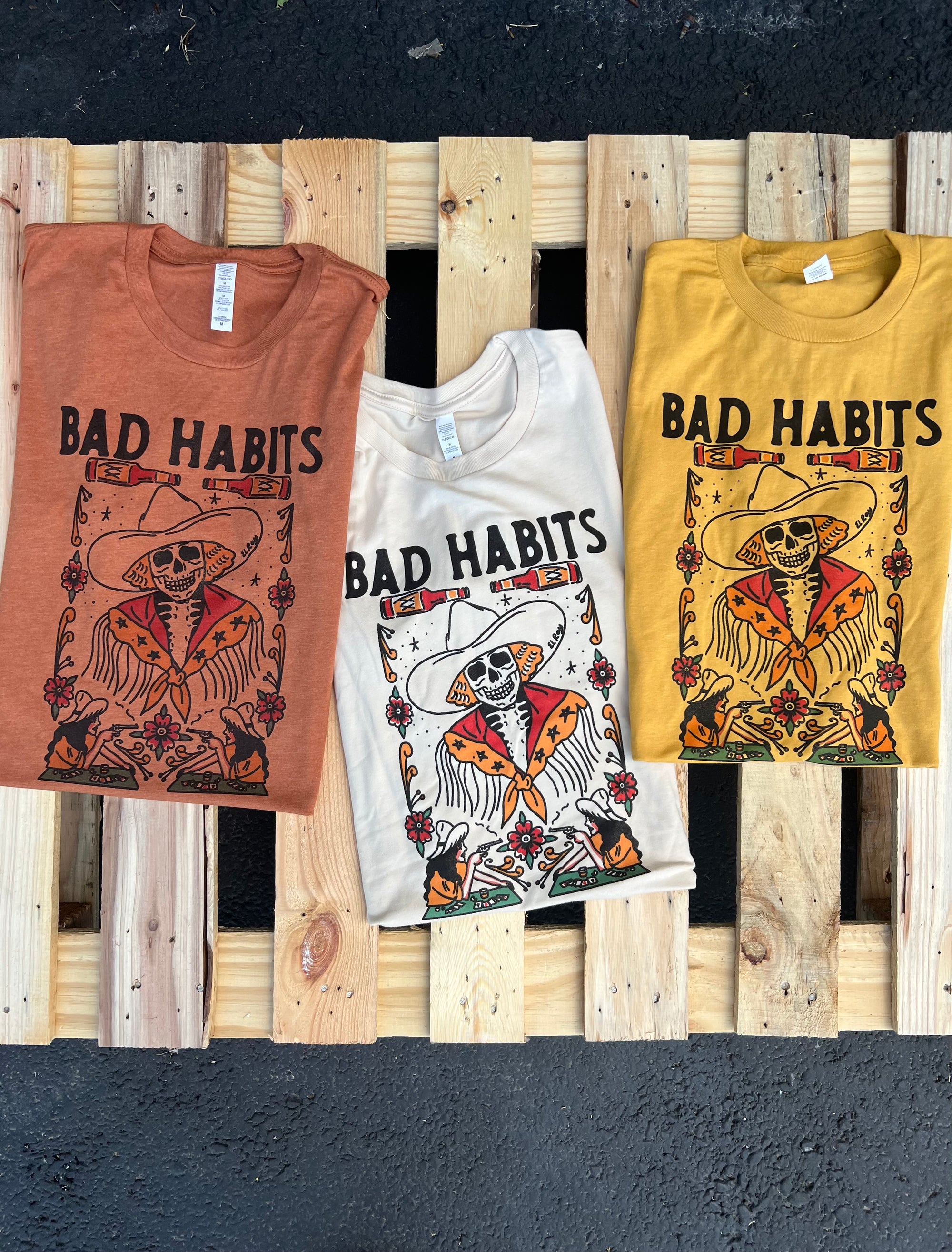 Bad Habits Graphic Tee (made 2 order) LC