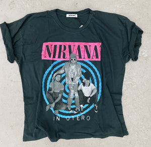 Nirvana In Utero Photo Merch Tee