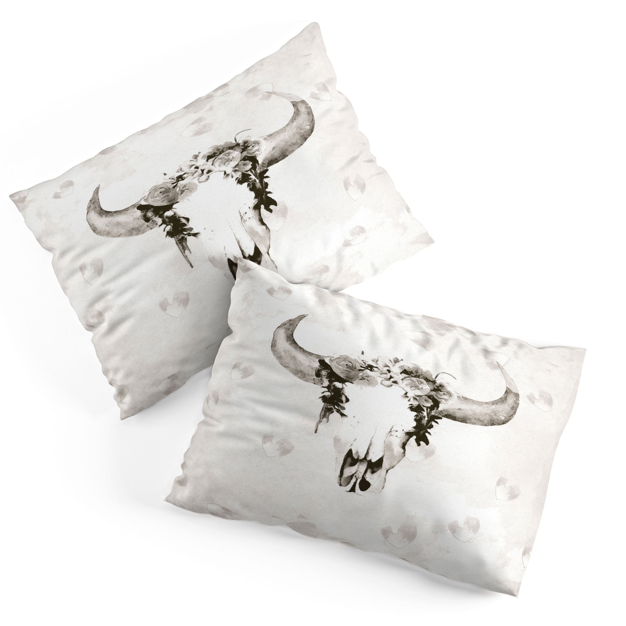 Romantic Buffalo Pillow Shams (DS) DD