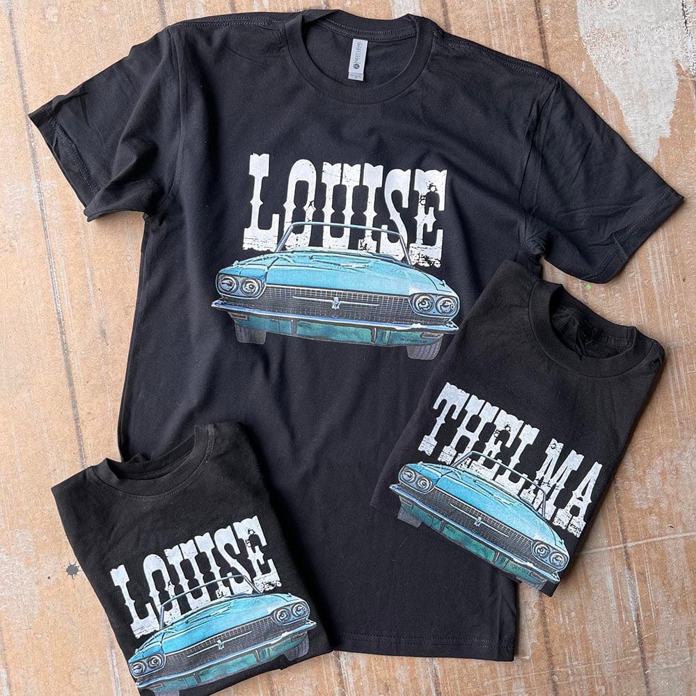 Thelma and Louise Mama & Me Black Graphic Tee (made 2 order) LC