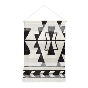"Ole Cerillos Road" Woven Fringe Wall Hanging (DS)