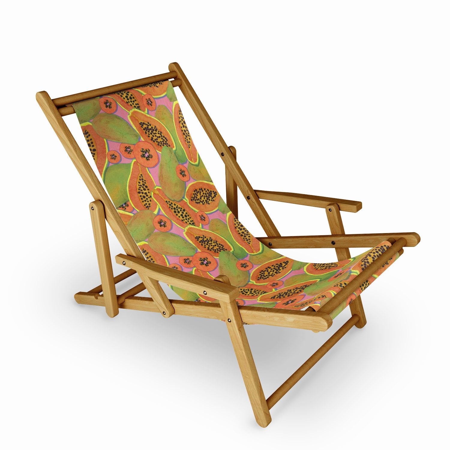 "Ole Pretty Papayas" Sling Chair (DS)