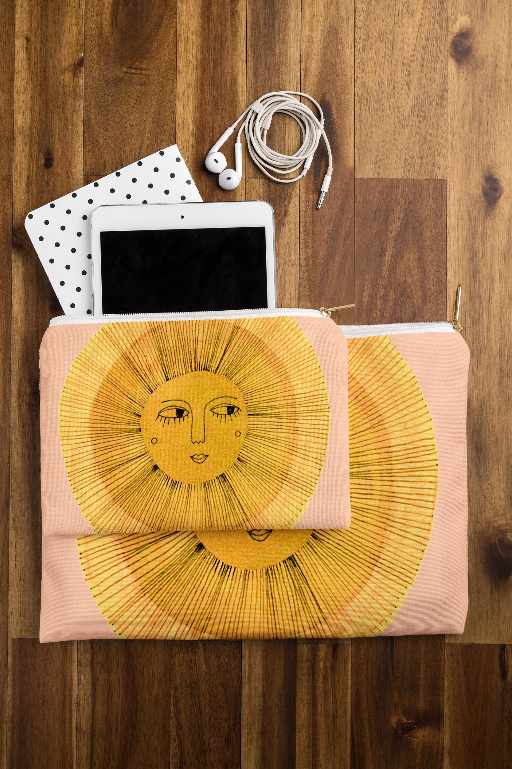 "Ole Be My Sunshine" Zipper Travel Pouch (DS)