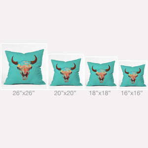 "Ole Turquoise Sky" Indoor / Outdoor Throw Pillows (DS)