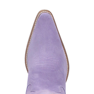 Thunder Road Periwinkle Suede Lightning Bolt Leather Boots (DS)
