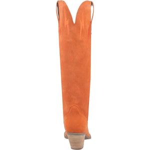 Thunder Road Orange Suede Lightning Bolt Leather Boots (DS) ~ BACKORDER 11/1