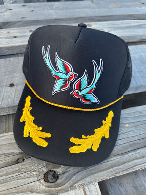 Sailors Delight Sparrow Patch Trucker Hats