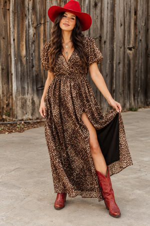 Wild Thing Leopard Maxi Dress