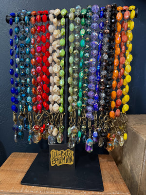 Drops of Jupiter Faceted Crystal Toggle Necklace (custom made to order)