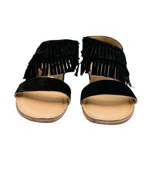 Fringe Star Sandal in Black ( DS) NM