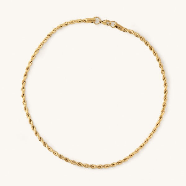 Golden Rope Necklace- 16"