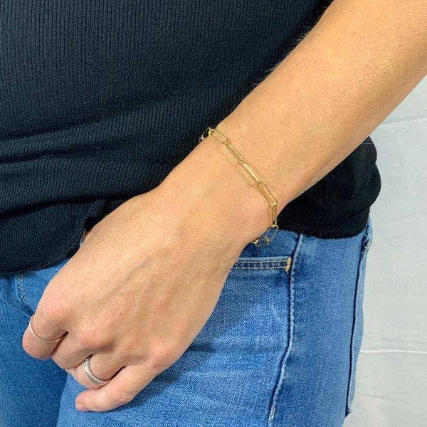 Sasha Paperclip Chain Bracelet