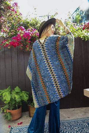 Dream Weaver Crochet Ruana Wrap Kimono