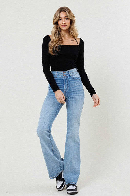 Madeline High Waisted Flare Jeans ~ SAMPLE SALE