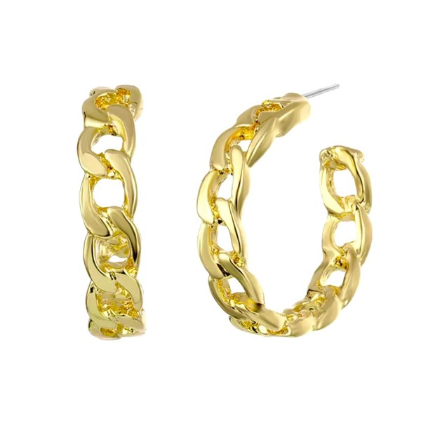 Mia Braided Hoop Earrings