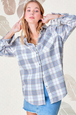 Dreamy Flannel Shirt ~ SAMPLE SALE