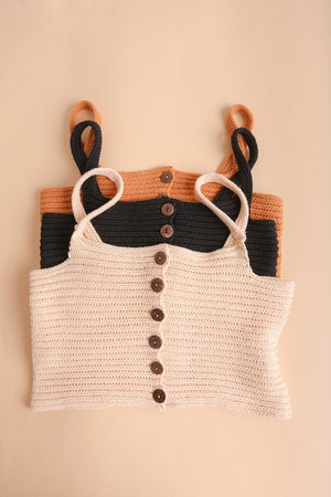 Unconditional Knit Cropped Tank Top