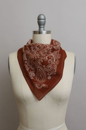 Boho Bloom Paisley Floral Bandana