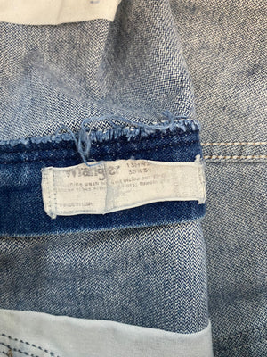 Vintage Wrangler Dark Wash Reworked Shorts ~ Size 32/34 ~ Queen Bee’s Closet #1159