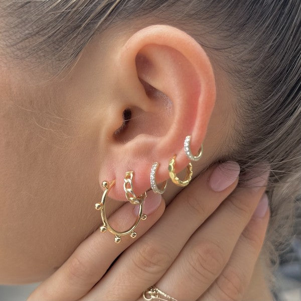 Phoebe Gold Hoop Earrings