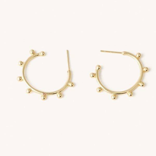 Phoebe Gold Hoop Earrings