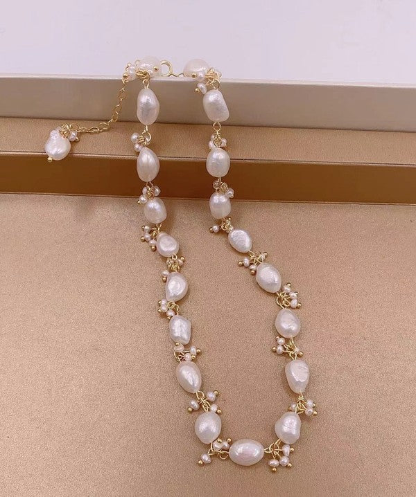 Lassoed In Pearls Pearl Necklace