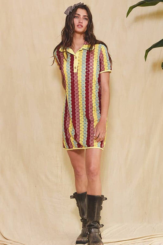 theory crochet dress Thread Theory Crochet Mini Dress